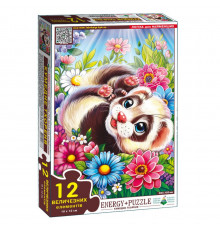 Дитяча гра-пазл "Кумедне Тхореня" Енергія Плюс 188373, 12 елементів