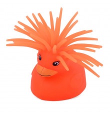 Дитяча іграшка Антистрес Качка MS 3719(Orange) світлові ефекти