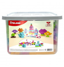 Дитячий блочний конструктор "Набір для дівчаток" 013999/02, 343 деталі