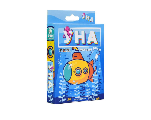 Карткова гра "УНА морські друзі" 30449 українською мовою 108 карток