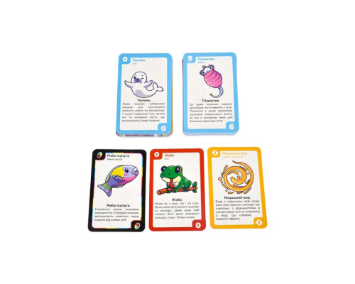 Карткова гра "УНА морські друзі" 30449 українською мовою 108 карток