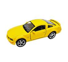 Інерційна машинка FORD MUSTANG GT 2006 Kinsmart КТ5091, 1:42 Жовтий