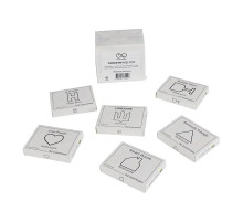 Набор деревянных головоломок "Wooden mini puzzle set #2" set2en 6 штук