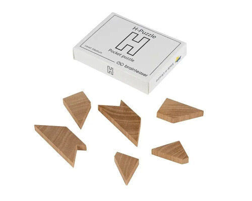 Набір дерев'яних головоломок "Wooden mini puzzle set #2" set2en 6 штук