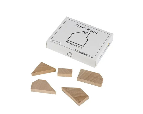 Набір дерев'яних головоломок "Wooden mini puzzle set #2" set2en 6 штук