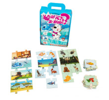 Дитячі Пазли 30910 Хто що їсть? Де живе? (Укр.)