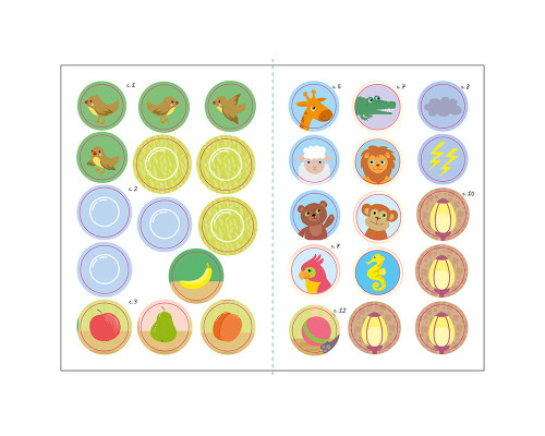 Книга з наклейками Малюк Киць-Киць "Мої емоції" 1841001, 12 сторінок