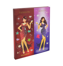 Детская палетка теней для век IG3078, 84 цвета, кисточка, аппликаторы