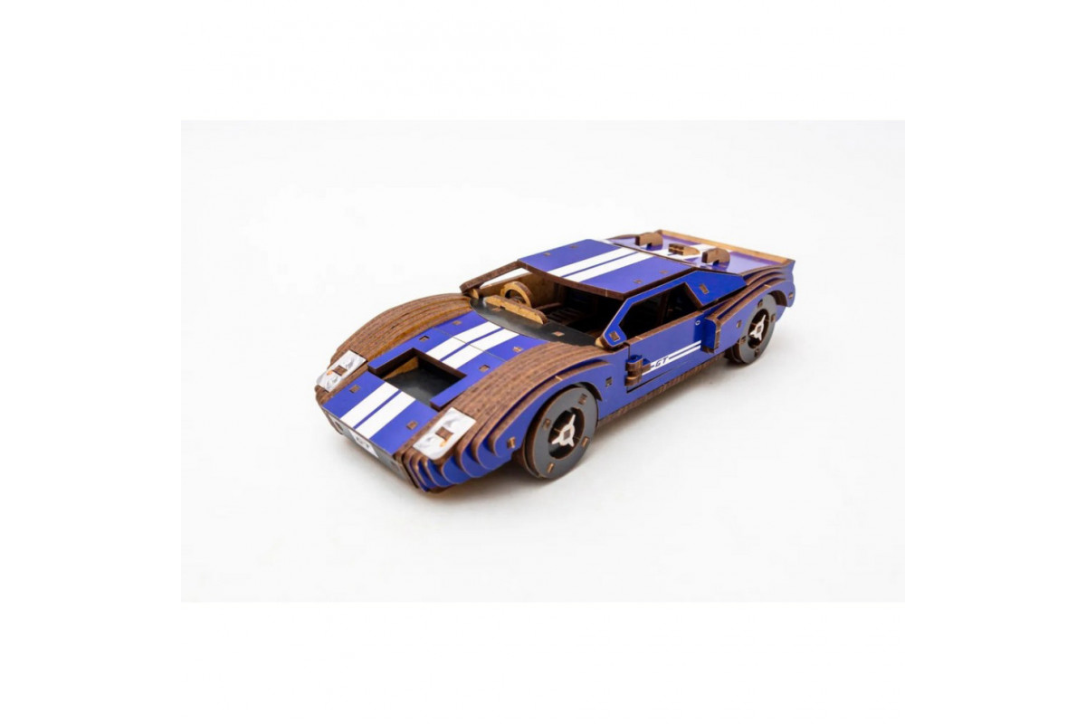 Деревянный 3D конструктор Fast car Gt Puz-26915, 164 детали
