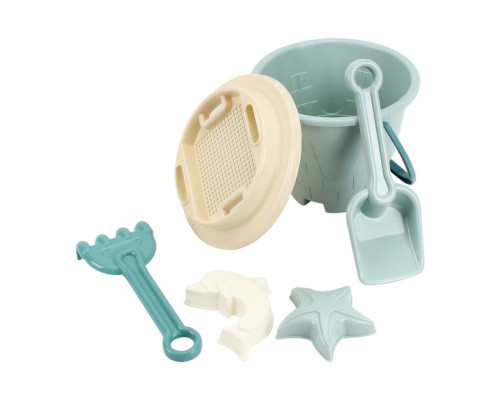 Дитяча іграшка "Набір для гри з піском" 1560TXK пасочки, лопатка, граблі