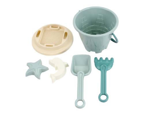 Дитяча іграшка "Набір для гри з піском" 1560TXK пасочки, лопатка, граблі