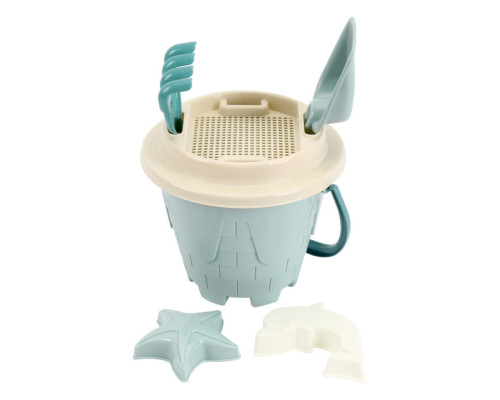 Дитяча іграшка "Набір для гри з піском" 1560TXK пасочки, лопатка, граблі