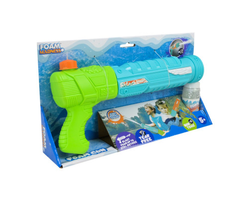 Водний пістолет Foam Gun F9106(Green) стріляє піною, дальність 3-4 метри