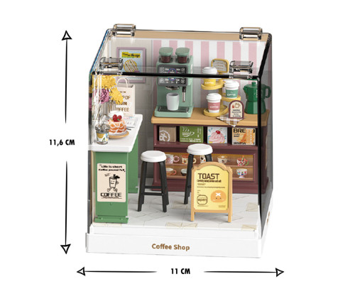 Конструктор-румбокс Кав'ярня Mini House 8034-MH серії "Інтер'єр Міні"