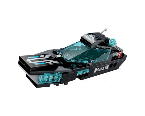 Дитячий Конструктор Qman 1413-1-8 транспорт, зброя, 95 дит.  Wave Breaker Yacht