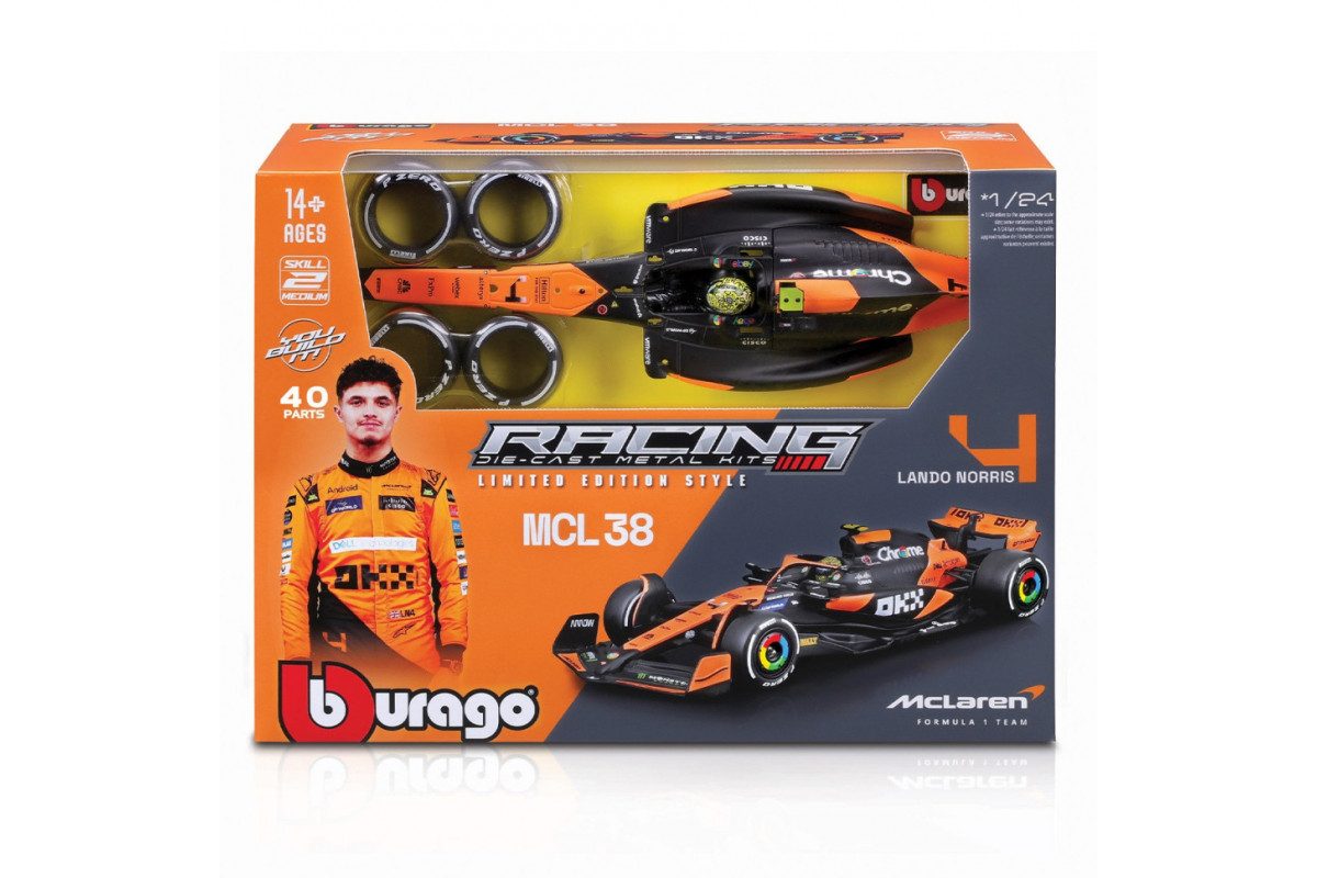 Авто-конструктор MCLAREN MCL38 Bburago 18-28511 масштаб (1:24)