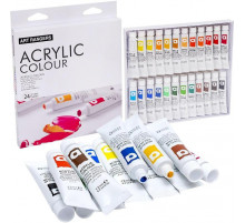 Набір акрилових фарб "Art Ranger Acryliс" EA2412, 12 мл 24 кольори
