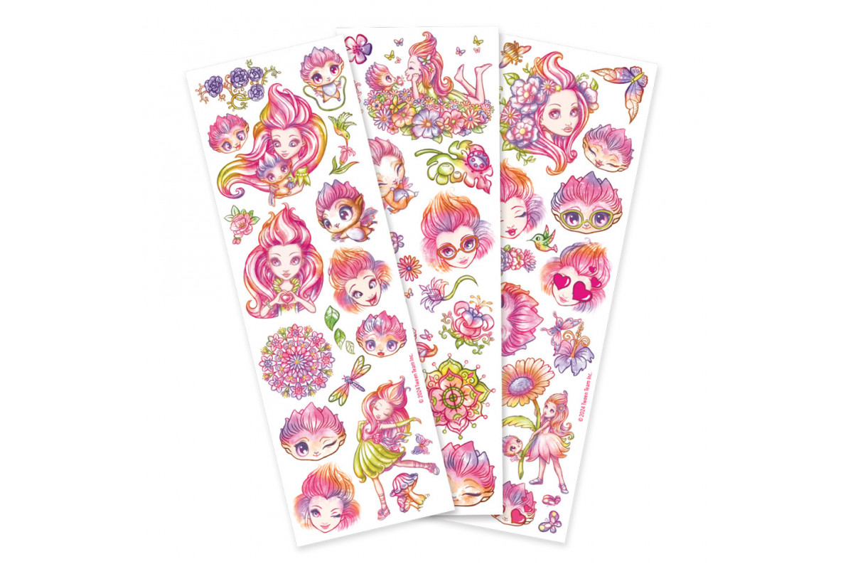 Набір тимчасових татуювань Зіркові малюнки "Петулія" Nebulous Stars 11458-1 боді-арт