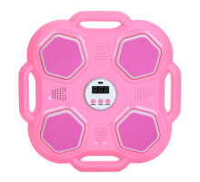 Настенный боксерский тренажер-мишень MS 4651(Pink) 2 боксерские перчатки