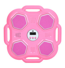 Настінний боксерський тренажер-мішень MS 4651(Pink) 2 боксерські рукавички