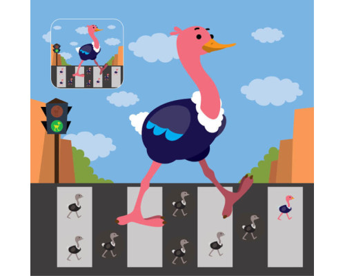 Дитяча книга аплікацій "Дитяча школа" 403402 з наклейками