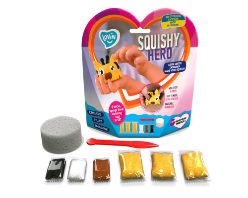 Набір для ліплення з повітряним пластиліном Squishy SquiRaff ТМ Lovin 70127