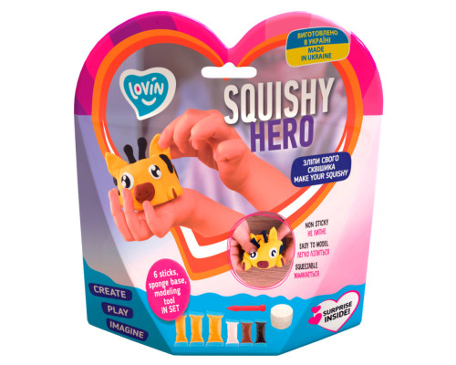 Набір для ліплення з повітряним пластиліном Squishy SquiRaff ТМ Lovin 70127