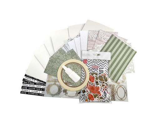 Набір для створення вітальних листівок "Трояндові мрії" FDGCK-042, 6 шт