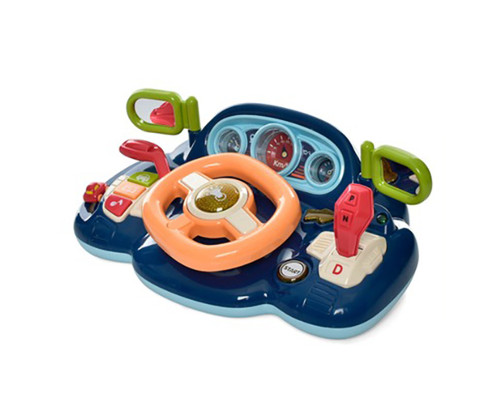 Дитячий ігровий Автотренажер 3 в 1 CY-7076B звуки машини, гальма Синій