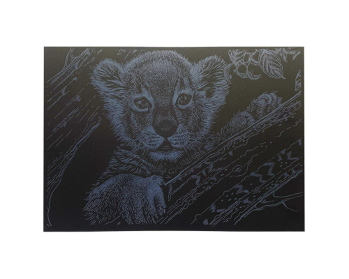 Гравюра А4 "Левеня" ГрА4-10с економ варіант в пакеті 29,7х21 см