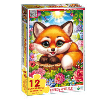 Дитяча гра-пазл "Лисеня" Енергія Плюс 188366, 12 елементів