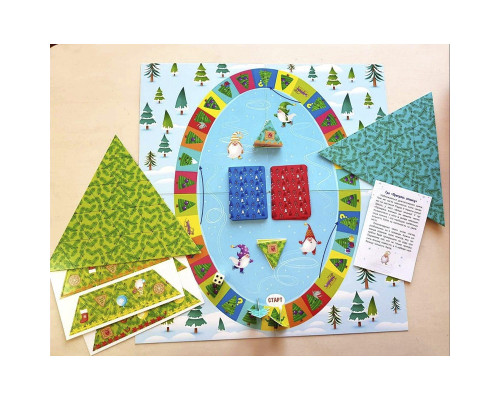 Дитячий ігровий набір "Прикрась ялинку" 21401 з гральним кубиком