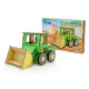 Детский деревянный 3D конструктор "Бульдозер" Puz-26918, 91 деталь