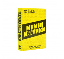 Настільна гра "Мемні котики" 30734 гральні картки 98 штук, інструкція