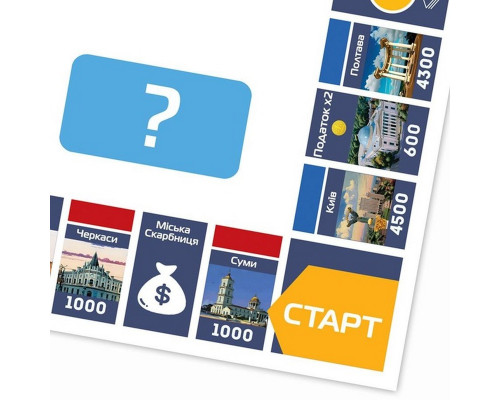 Настільна гра "Монополія України" PLR-0044 українською мовою