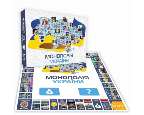 Настільна гра "Монополія України" PLR-0044 українською мовою