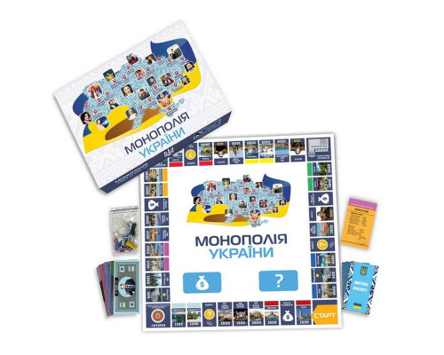 Настільна гра "Монополія України" PLR-0044 українською мовою