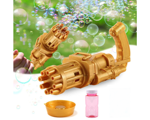 Генератор мильних бульбашок Bubble Gun Blaster "Кулемет" Bambi BB-04893