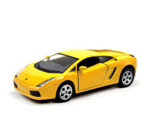 Коллекционная машинка "Lamborghini Gallardo" KT5098W(Yellow) масштаб 1:42