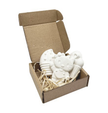 Гіпсові фігурки для декорування "Смаколики Kitty" gips008, 3 фігурки