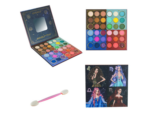 Детская палетка теней для век IG2946, 36 цветов, с аппликатором