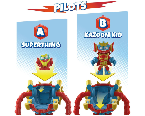 Игровой набор Супербот Шугарфан Superthings S PSTSP116IN70 робот, казум-кид, фигурка