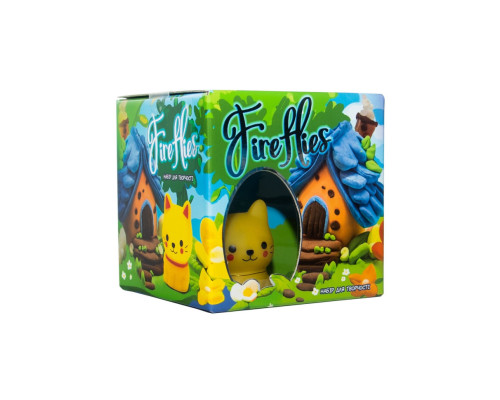 Набір для творчості "Fireflies - кошеня" 30411 світильник, маса для ліплення