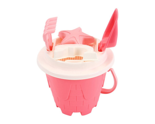 Дитяча іграшка "Набір для гри з піском" 1553TXK пасочки, лопатка, граблі