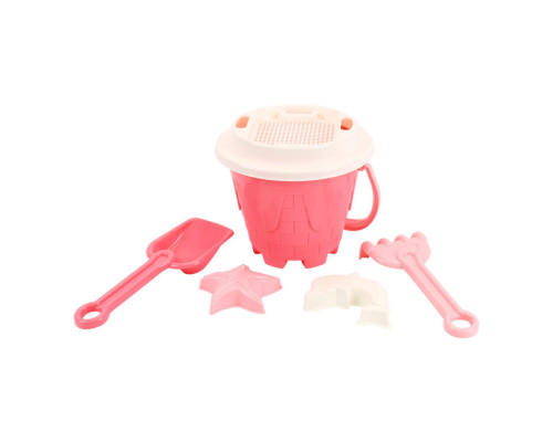 Дитяча іграшка "Набір для гри з піском" 1553TXK пасочки, лопатка, граблі