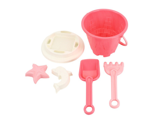Дитяча іграшка "Набір для гри з піском" 1553TXK пасочки, лопатка, граблі