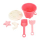 Дитяча іграшка "Набір для гри з піском" 1553TXK пасочки, лопатка, граблі