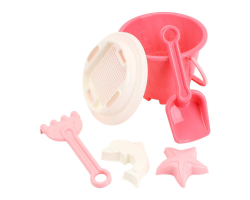 Дитяча іграшка "Набір для гри з піском" 1553TXK пасочки, лопатка, граблі