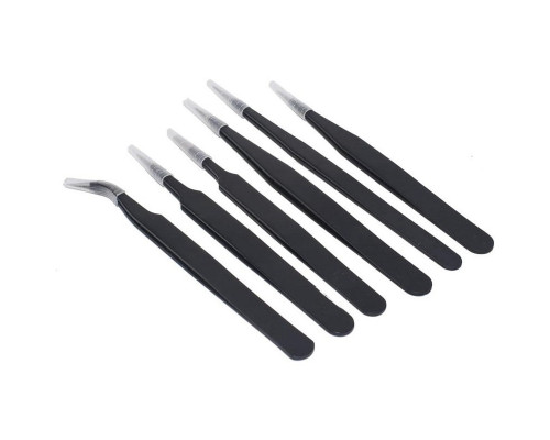 Набір антистатичних пінцетів ESD10  в наборі 6 штук