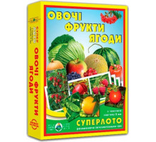 Настільна гра супер ЛОТО "Овочі, фрукти, ягоди" 81992, 36 карток